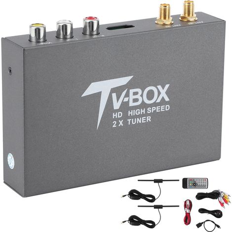 Boîte TV numérique récepteur signal double tuner module largeur bande 6M/7M/8M canaux (1/5)