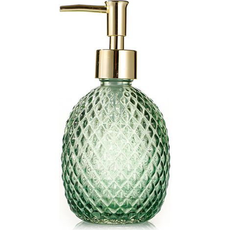 500ml glass liquid hand/dish soap dispenser, transparent