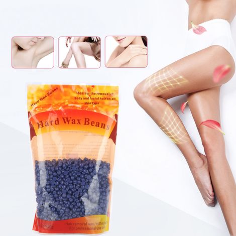 Boule de cire dépilatoire dure 300g, 8 types de perles de cire d'abeille pour bras, jambes et corps, épilation efficace, lot de 8 variétés (01) (1/5)