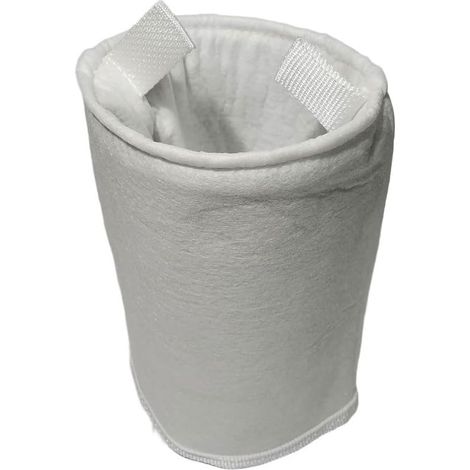 Sac en maille de rechange pour aspirateur de piscine pour filtre en nylon de qualité supérieure pour nettoyeur de spa, aquarium, piège à débris d'étang - Blanc - 21 x 18 cm (1/5)