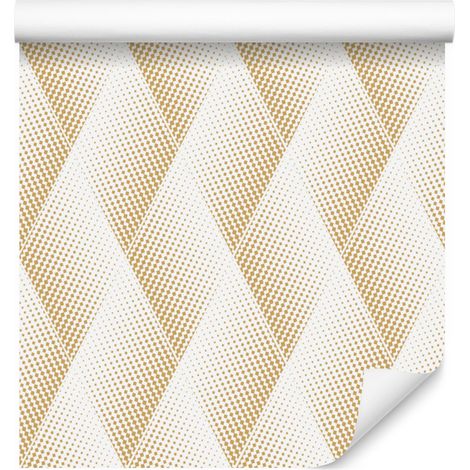 Papel pintado geométrico y de rombos para salón y dormitorio, 50x1000 cm. (1/5)