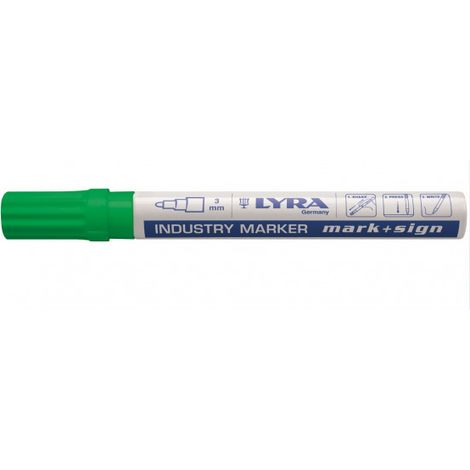 LYRA - Marqueur peinture laquée vert - 1 pièce - 4040067 - Ce produit de marque LYRA est neuf. (1/4)