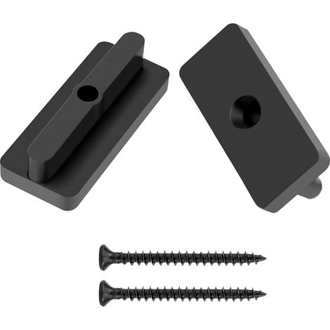 200pcs Clips de fixation en plastique haute densité pourlame terrasse composite - 5 mm Entretoises cachées avec vis (1/5)