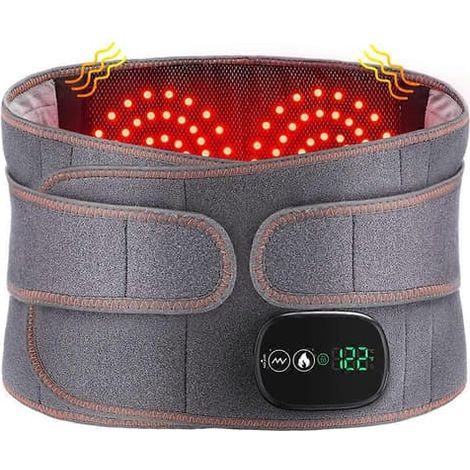 KLVGTIFS PU - Ceinture chauffante rechargeable avec compresse chaude, commandes et voyant rouge. (1/5)