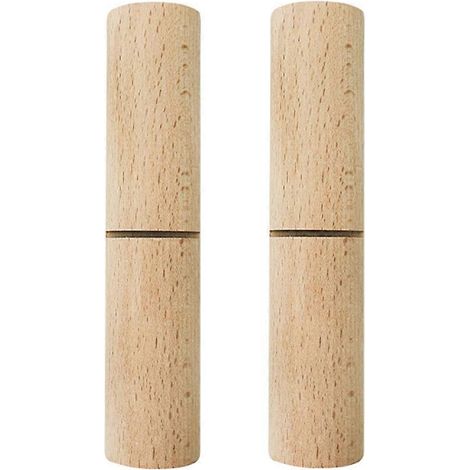 Deux pinces à nœuds en bois, outils à nouer les perles en silicone, outils pour attacher les porte-clés et les bracelets, outils pour la fabrication de bijoux (1/5)