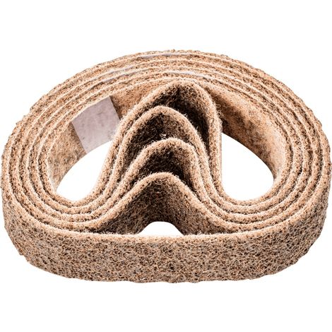 PFERD TOOLS Vlies Schleifband VB 35x450mm A100 G für Feinschliff und Finish mit Rohrbandschleifer 10 Stk (1/5)