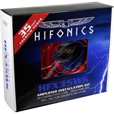 Hifonics Kit cavo corrente HiFi per auto 35 mm², 35 mm², 0.5 mm²