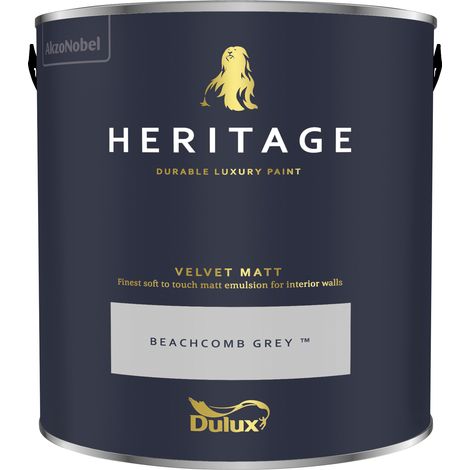 Dulux Heritage Velvet Matt - 2.5L - Beachcomb Grey