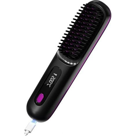 Réveil numérique à double alarme – Volume et luminosité réglables – Écran LED multicolore avec veilleuse – Fonction snooze et sauvegarde de la mémoire – Noir (1/4)