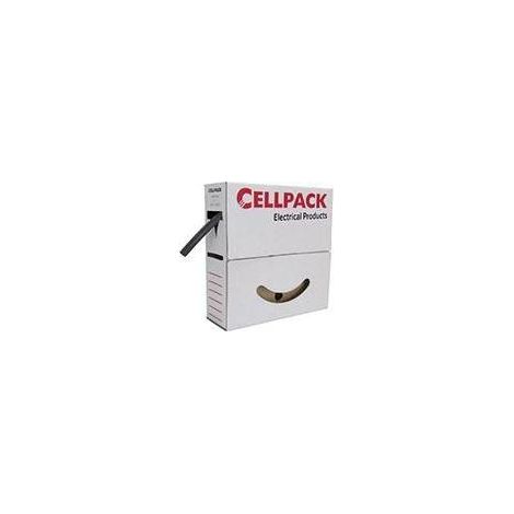 CellPack 127058 Schrumpfschlauch ohne Kleber Grün, Gelb 6.40 mm 3.20 mm Schrumpfrate:2:1 10 m (1/5)