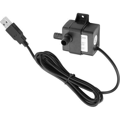 Pompe à eau sans balais USB DC 5V pour aquarium, fontaine et circulation d'eau (1/5)