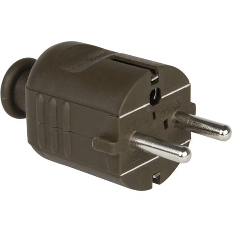 PCE Schuko PP 2SL, marron