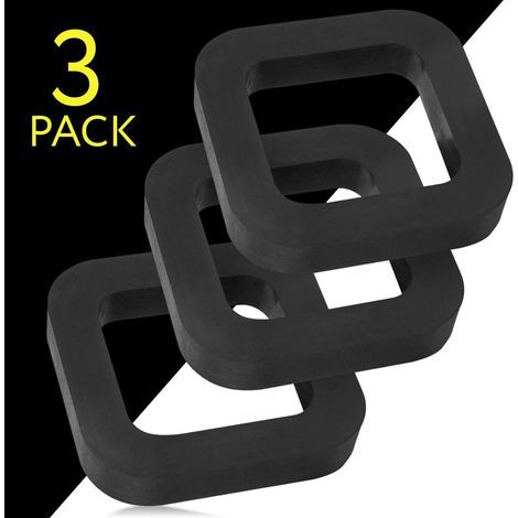 3er-Pack 2-Zoll-Anhängerkupplungs-Geräuschdämpfer für verstellbare B-Kupplungen