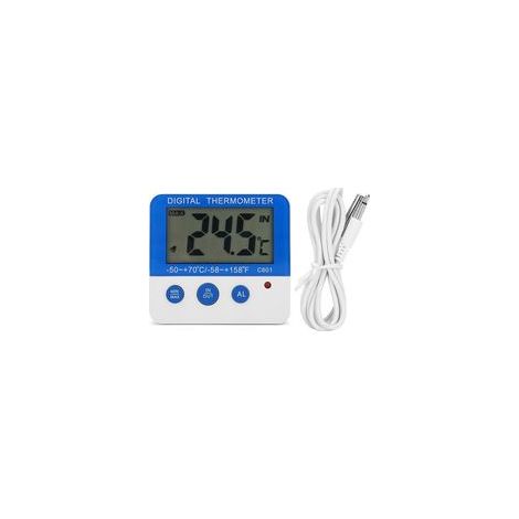 Gefrierschrankalarm, praktisches elektronisches digitales LCD-Display-Gefrierschrankthermometer für Gefrierschrank, Aquarium, Kühlschrank und Viehzuchtbetrieb (1/5)