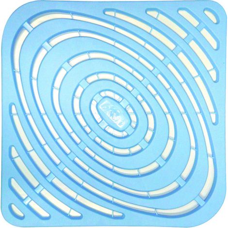 Tapis de douche carré en plastique "Gemma" - Bleu - 54 x 54 cm - Livraison gratuite (1/2)