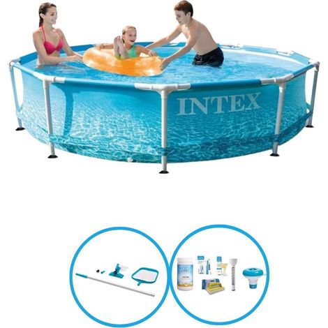 Intex Piscine Tubulaire Ronde - 305x76 cm - 3-pièces  S22438 (1/5)