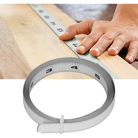 12 Fuß (144 Zoll) Imperial Klebemetalllineal für Kreissägen (Vorwärtsrichtung) (1/5)