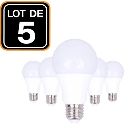 Europalamp – Lot de 5 ampoules LED E27 20W 4500K – Équivalent 160W – Lumière blanche neutre – Économie d'énergie jusqu'à 80% (1/5)
