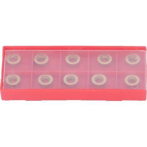 Lot de 10 plaquettes de tournage carbure RPMT1003 pour outillage CNC, fraisage et tour, lames de coupe en carbure (1/5)