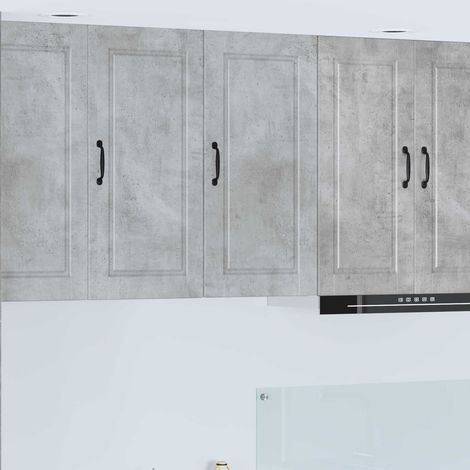 Küchenschrank mit Tür Beton Grau 40 x 31 x 80 cm Holzwerkstoff