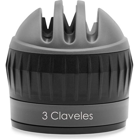 Messerschärfer 3 Claveles Ergonomisch Schwarz 10x10 cm (1/2)