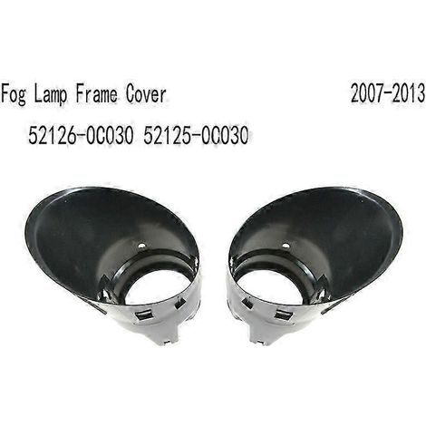 Frontstoßstangen-Nebelscheinwerferrahmenabdeckung, Nebelscheinwerfer-Zierblende für Toyota Tundra US 2007-2013, 52126 Edition 0703 (1/4)