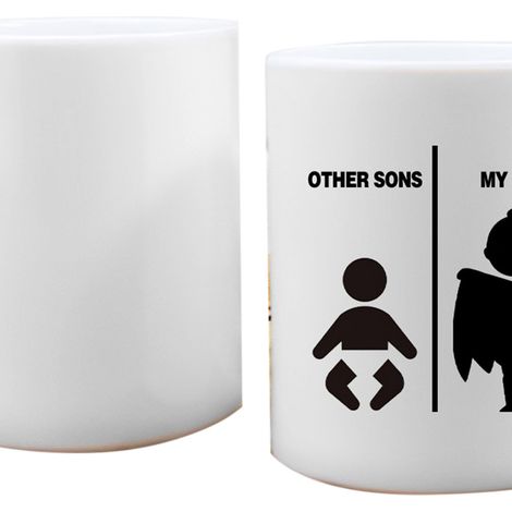 Tasse Céramique Large Bouche Motif Transparent Couleur Durable Mugs Café Cute pour Maison Bureau Café Cadeau Anniversaire CCP284 (1/4)