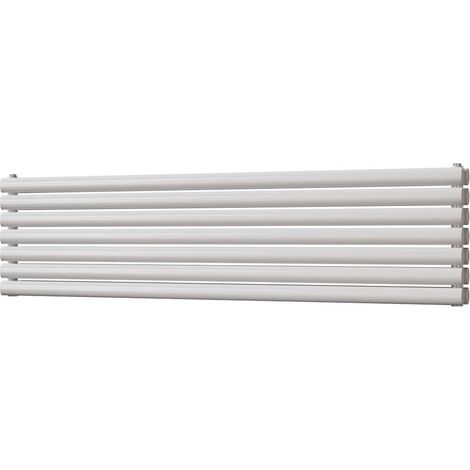 Omeara Axis - White Horizontal Radiator H406mm x W1600mm Double Panel (1/3)