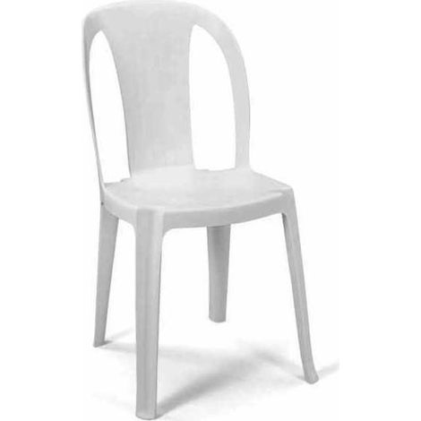 Chaise en résine monobloc Tijuana blanche 1120 Scab