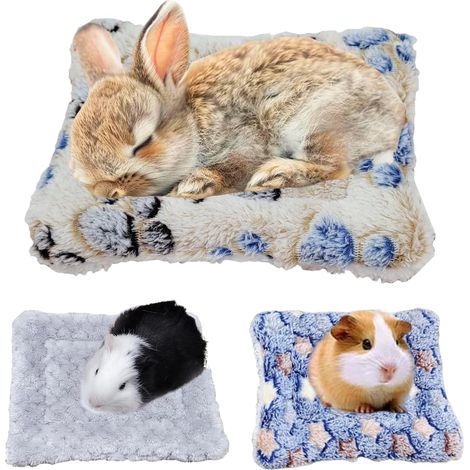 3 Piece Rabbit House Guinea Pig Rug for Small Animals (1/5)