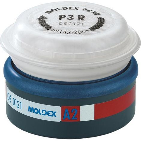 Moldex Series 7000/9000 EasyLock A2P3 R Pre-Assembled Filter Wrap (Set of 2) (1/3)