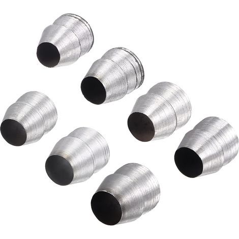 Rond Acier Poignée Coins Ensemble pour Hache/Griffe Marteau/Traîneau Marteau/Hache Poignée Coin 7 pièces (1/5)