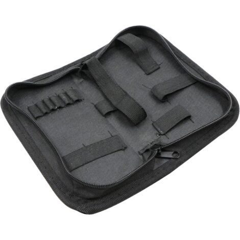 BUNTHAUS Sac de Rangement D'outils et à Outils Résistant Imperméable en Tissu Oxford électricien Charpentier Mécanicien Réparation Montres kit Fermeture éclair Roll Toile Poches Zippées Roulettes (1/5)