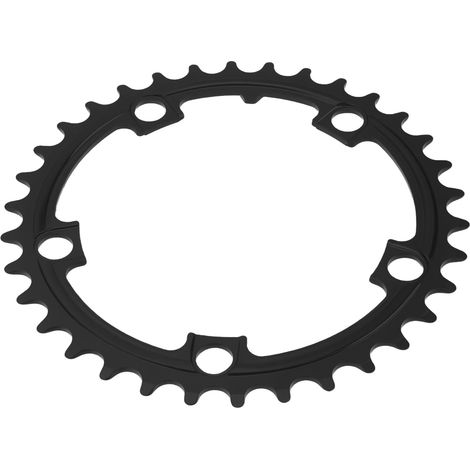 1 Plateau Intérieur de Vélo 110 Mm BCD 5 Bras 34T Plateau de Vitesse Plateau Rond Convient à La Plupart des Vélos de Route Plateau Large étroit Noir (1/5)