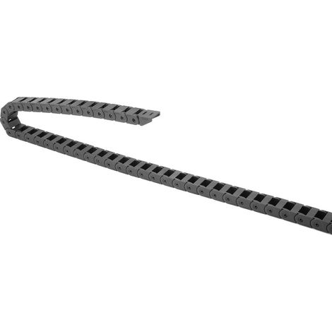 sourcing map Cable chain slide connector closed type end R18 10x15mm 1.5M (1/4)
