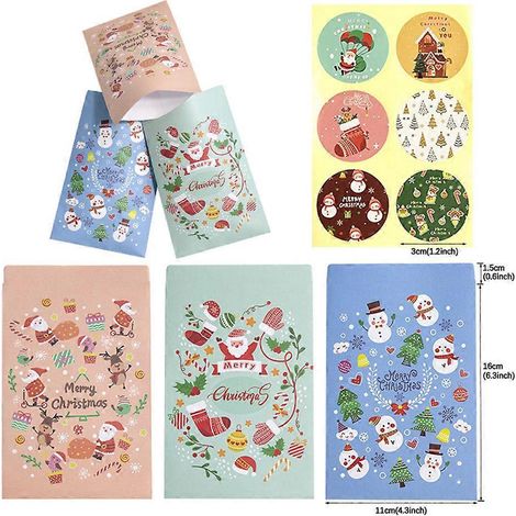 Weihnachtsparty-Zubehör: Geschenktüten für Süßigkeiten aus Papier für Kinder