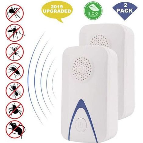 Ultrason Souris Et Rats – Fourmis et rongeurs avec lumière de Nuit Bleue – Répulsif Ultrason Anti-Rongeurs Insectes – Les Souris (1/5)