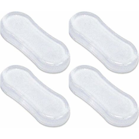 4pcs Tampons Abattant WC,Patins Pour Abattant De Toilette,Pare-chocs Siège Toilette Universels,Silencieux évitement De Collision Tampon Abattant WC Avec Adhésif Puissant Remplacement Coussinets Protec (1/5)