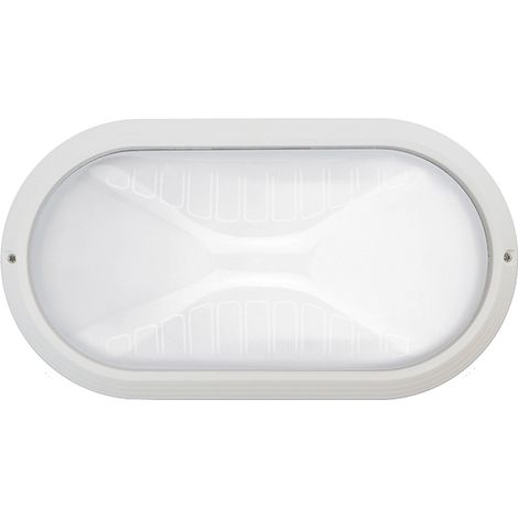 Applique PLAFF Oval Large IP65 E27 42W Blanc