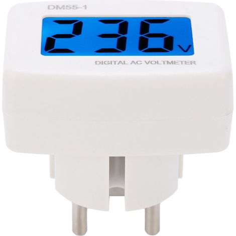 Eosnow Digital Wechselstromspannungsmesser Haushaltsergie Energie Voltmeter Amperemeter DM55-1 (1/5)