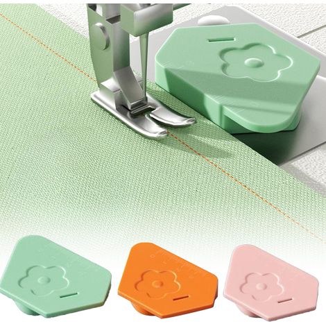 Lot de 3 guides de couture magnétiques Outil d'alignement de machine à coudre avec aimants puissants Accessoire de couture de précision pour le matelassage et la couture (1/5)