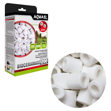 Cartucho Aquael Bioceramax 1200 de 1 litro