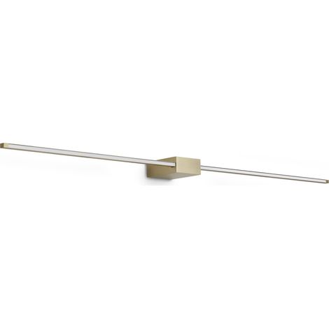 Ideal Lux Lampada da parete moderna Essence 1 luce LED integrato ottone metallo