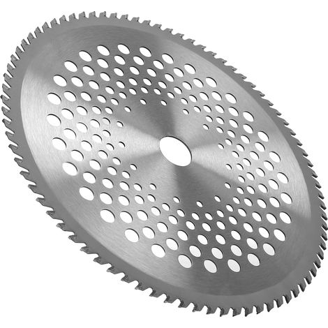 Lame de scie professionnelle 10 pouces en acier à dents, disque de coupe pour débroussailleuse, 80 dents (1/3)