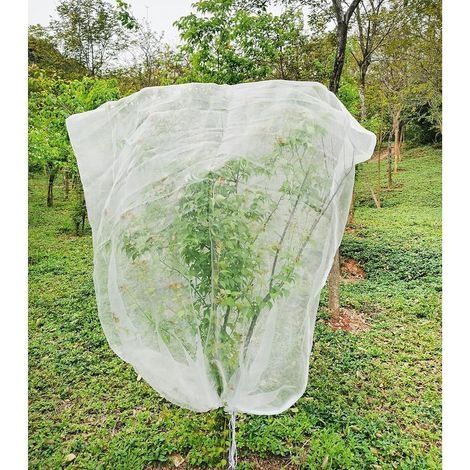 Filet Arbre Fruitier 2m X 1.8m, Filet Anti-Insectes pour Plantes, Filet Anti Insectes Maille Fine avec Cordon de Serrage, Filets Anti Oiseaux pour Protection Fruitiers, Arbre (1/5)
