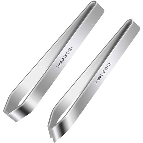 Alicates de acero inoxidable para quitar espinas de pescado, pinzas para quitar espinas y escamas, 2 piezas (1/5)