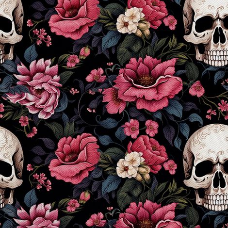 Tela decorativa para exteriores Oxford - Motivo de calavera I DX4409 (1/5)