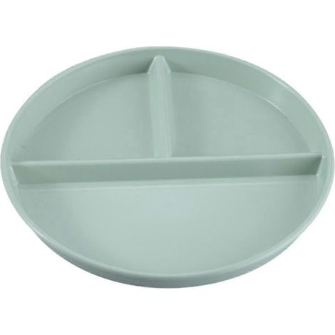 Assiettes compartimentées Chiwanji, 3 compartiments, réutilisables et légères pour l'apprentissage du dîner-Army Green (1/5)
