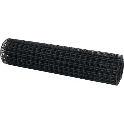 Clôture de jardin, Clôture Euro Grise 1x10 m Acier CFW14793 (1/5)