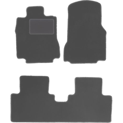 Alfombrillas de terciopelo color grafito para coche: Mercedes Clase A W168 hatchback (1997-2005) (1/5)